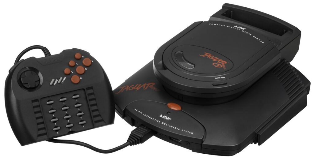 Atari Jaguar con el Jaguar CD