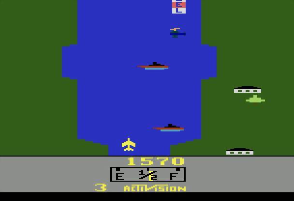 Screenshot de River Raid para Atari 2600