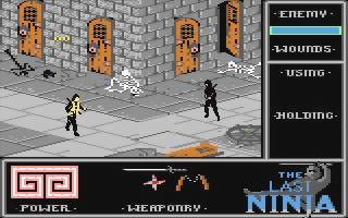 Captura de pantalla de The Last Ninja (Commodore 64)