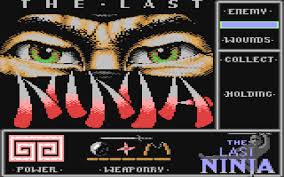 Portada de Last Ninja Commodore 64