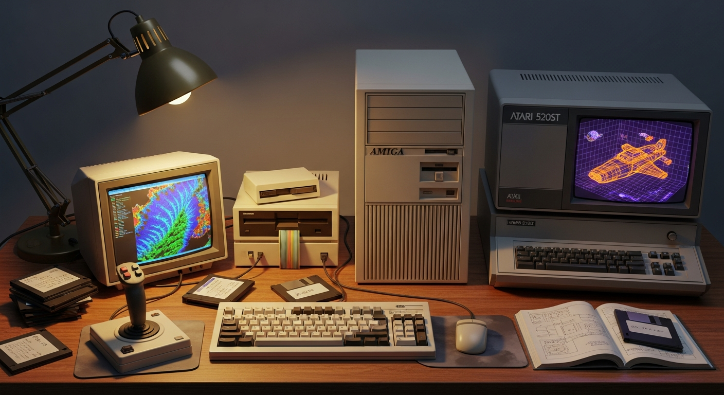 Atari 520ST de 1985, el rival de 16 bits que enfrentó al Amiga en la guerra gráfica.