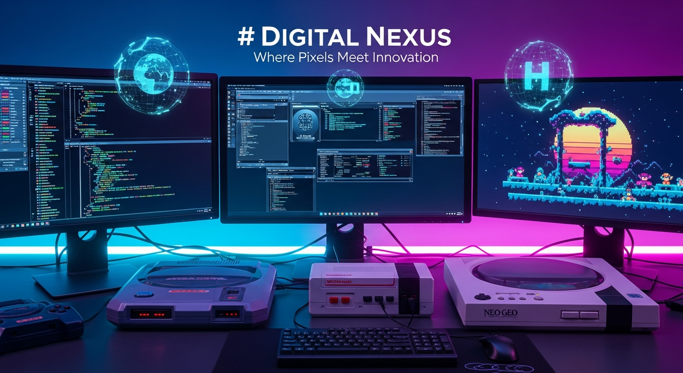 Desarrolladores participando en jam de desarrollo retro, creando juegos en tiempo limitado.