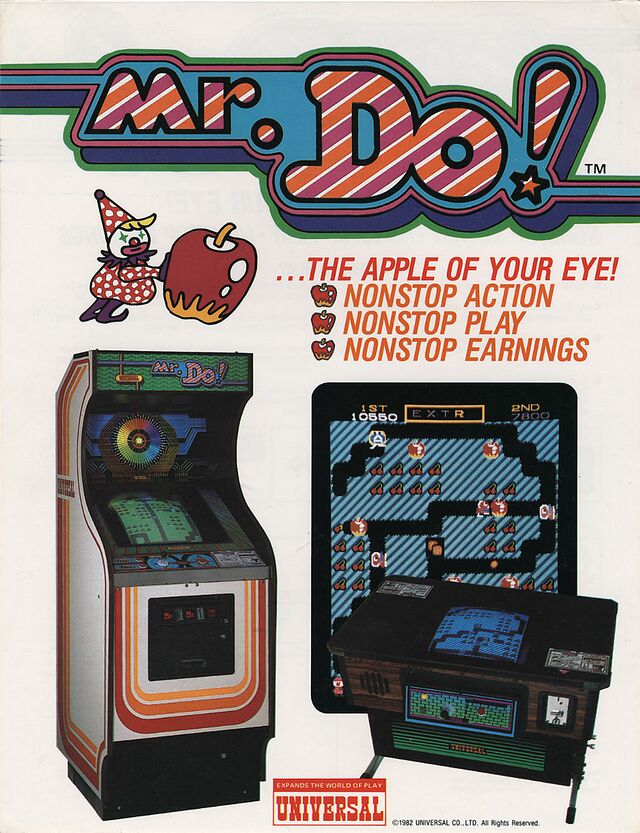Anuncio de Mr. Do!