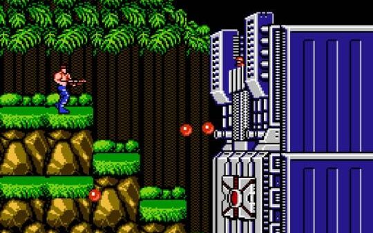 Captura de pantalla de Contra - NES