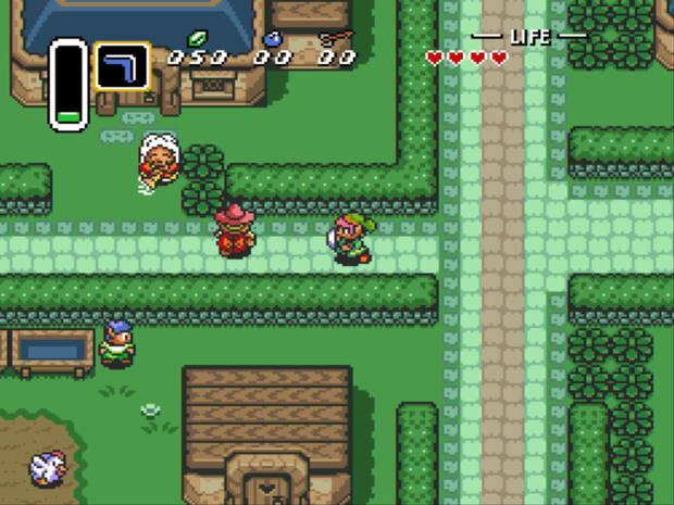 Captura de pantalla de The Legend of Zelda a Link to the Past